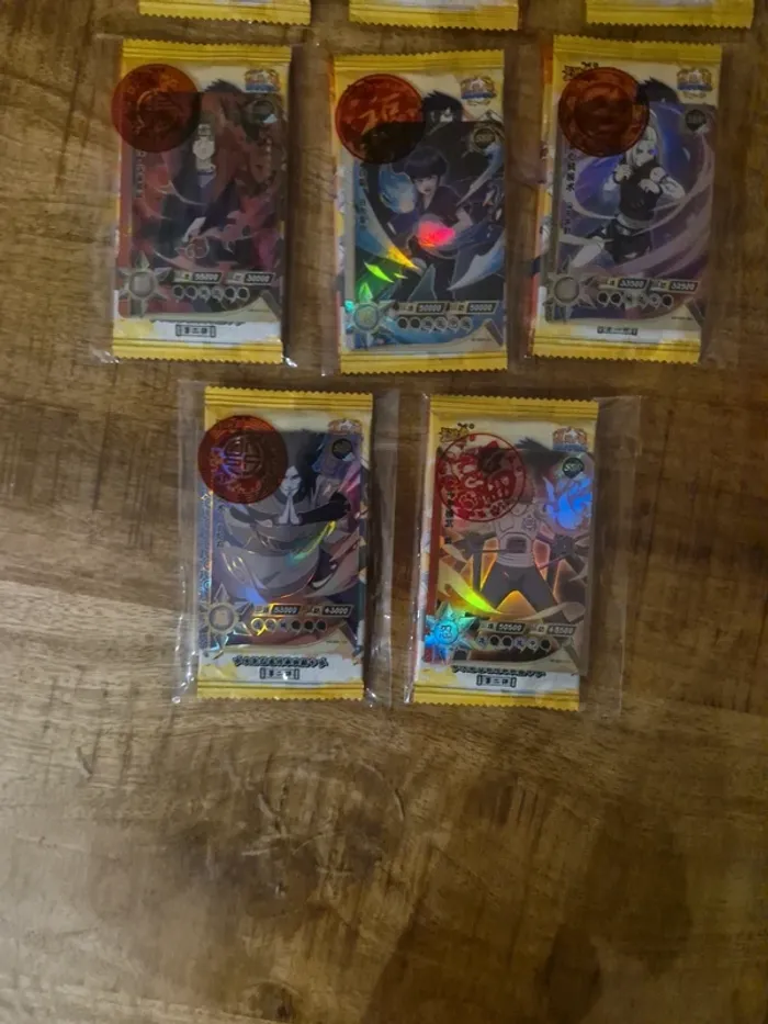 8 x 2 Boosters Naruto + 8 cartes SSR Chinois - photo numéro 4