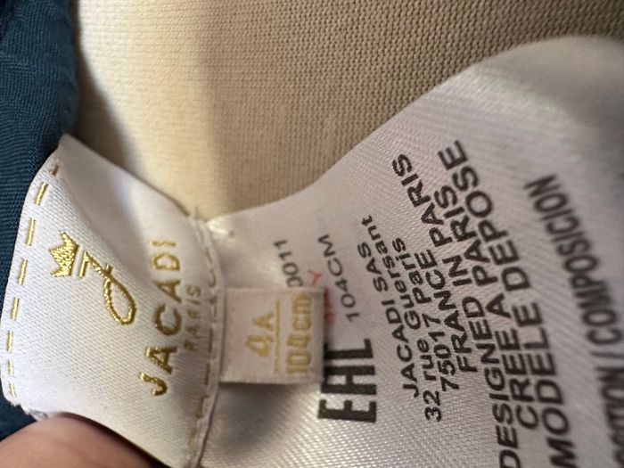 Noël: Magnifique robe de fête Jacadi 4 ans ref 7449 - photo numéro 8