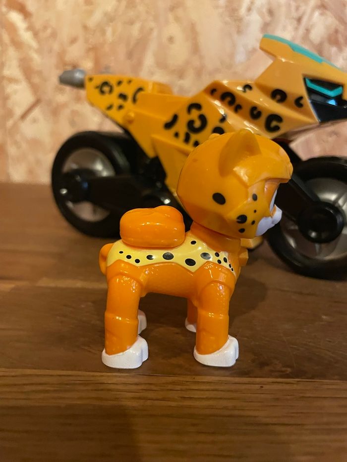 Idée Cadeau 🎁 Cat Pack Figurine Chat de Chascadeur de la Pat Patrouille avec sa moto Rare Wildcat - photo numéro 2