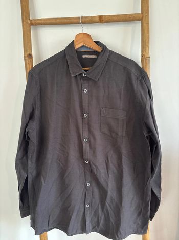 Chemise gris foncée noire gemo taille XL