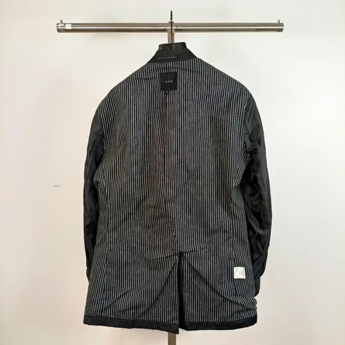 Veste de costume noir Izac- Taille L Coton et polyamide A485 - photo numéro 12