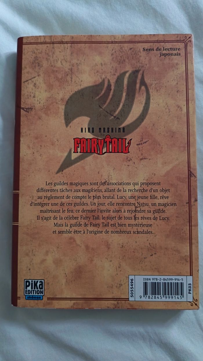 Manga Fairytail n°1 - photo numéro 2