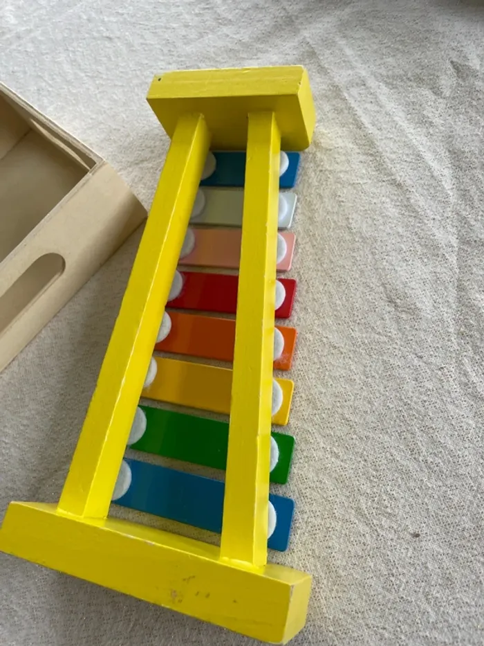 Xylophone bois multicolore - photo numéro 3