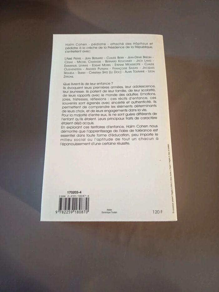 Livre L'enfance des grands - photo numéro 2