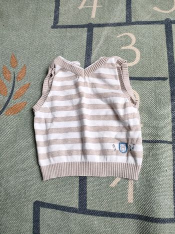 Pull sans manches 12 mois