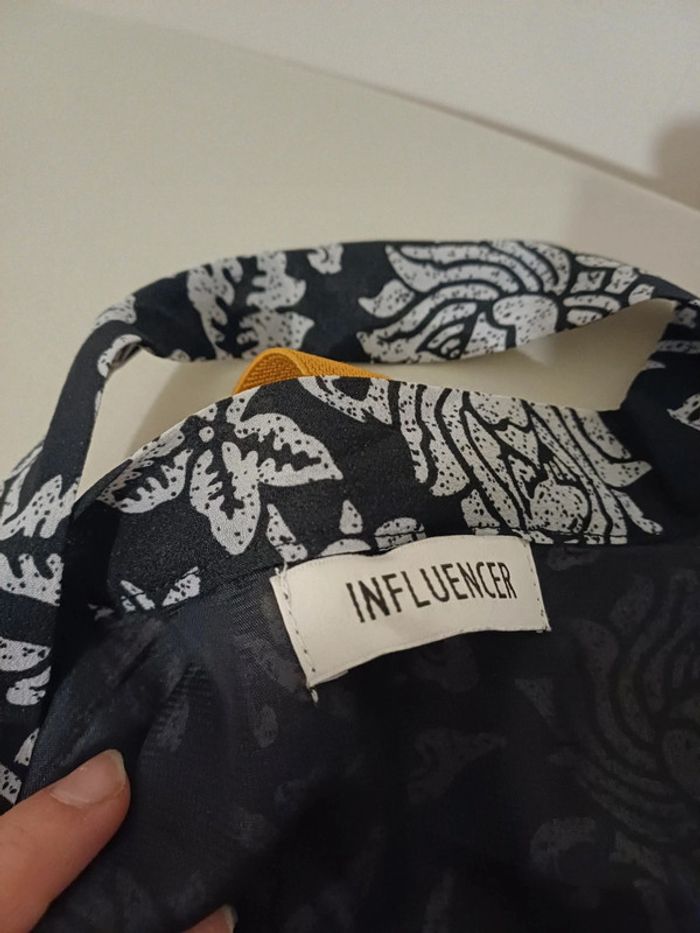 Robe noire chic à motifs Influencer taille S 36 - photo numéro 15