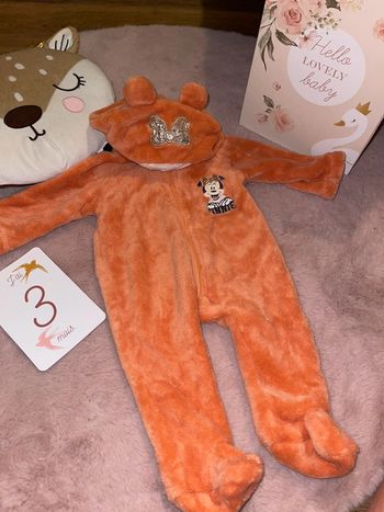 Combinaison velours 3 mois Disney Minnie