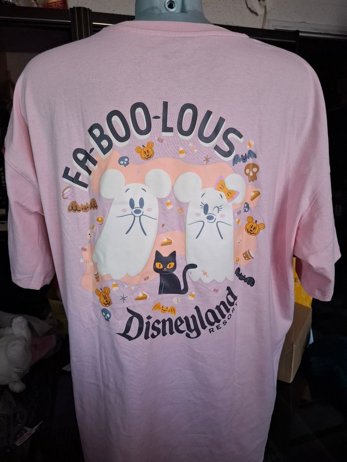 T-shirt Halloween Disneyland californie Mickey et Minnie Fantômes - photo numéro 5