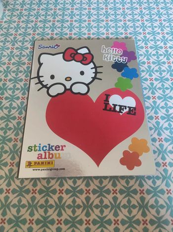 Album Panini Hello kitty I love life