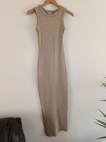 Robe longue beige taille XS 