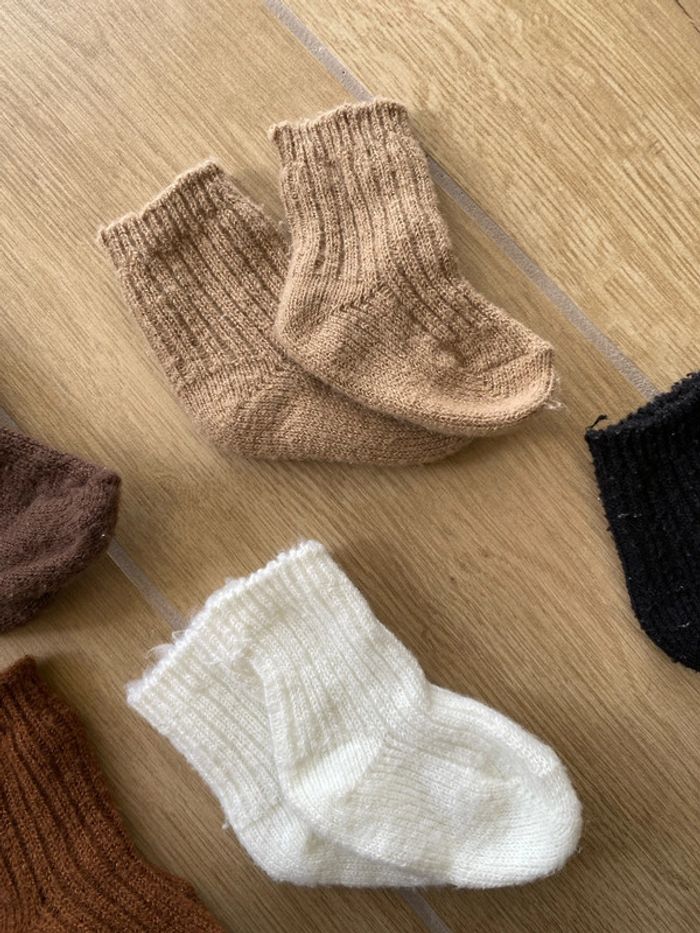 Lot 5 paires de chaussettes chaudes 6-12 mois - photo numéro 5