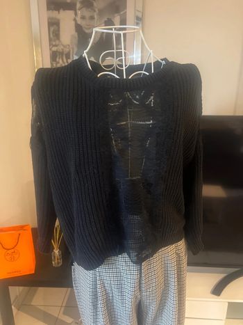 Pull dentelle Zara taille S