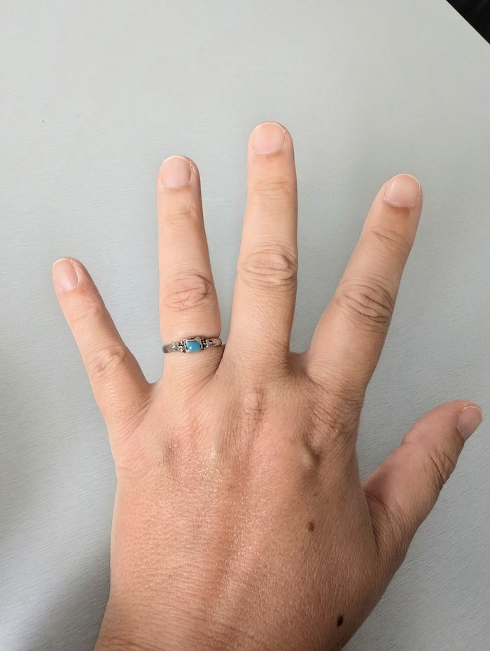 Bague vintage argent - photo numéro 3