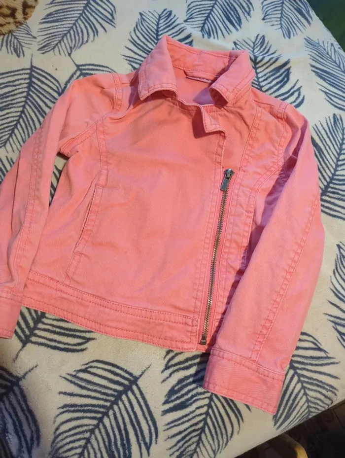 Veste en jean rose - photo numéro 3