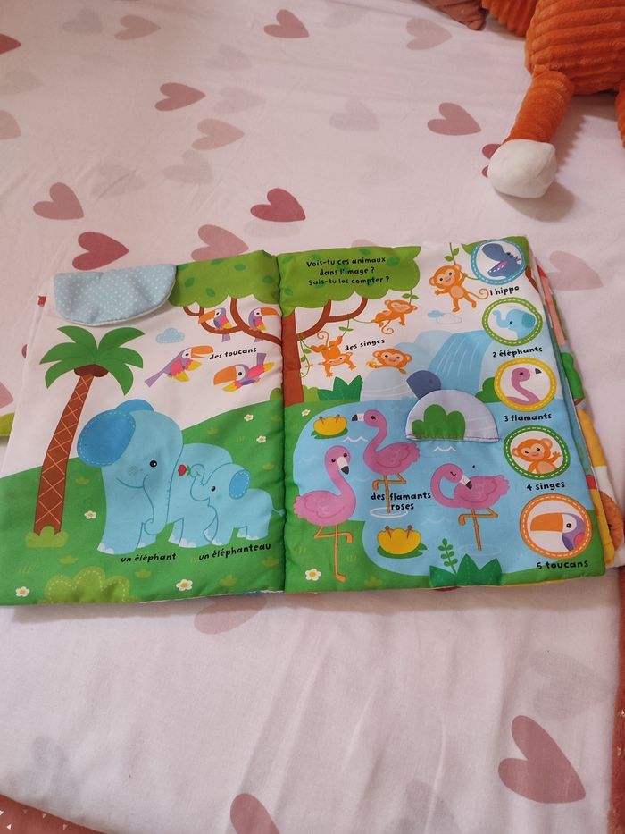 Grand livre en tissus "Mes petites activités animées... Sur l'eau" - photo numéro 4