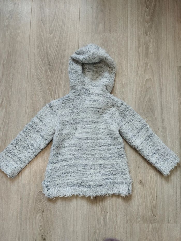 Gilet chaud capuche gris argenté fille 24 mois Gémo - photo numéro 6