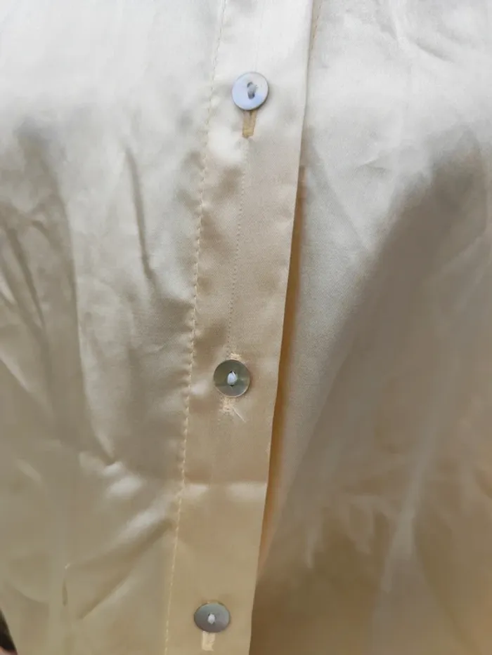 Superbe chemise femme couleur or taille M - photo numéro 7