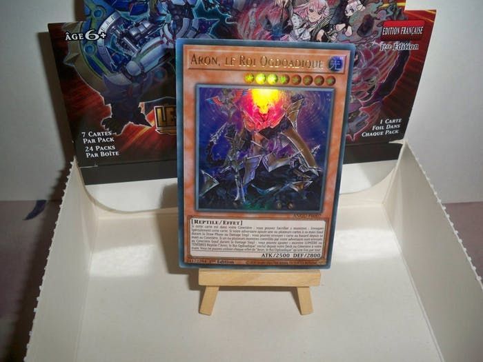 Yu Gi Oh ! Aron, le Roi Ogdoadique ANGU-FR007 ultra rare foil NM