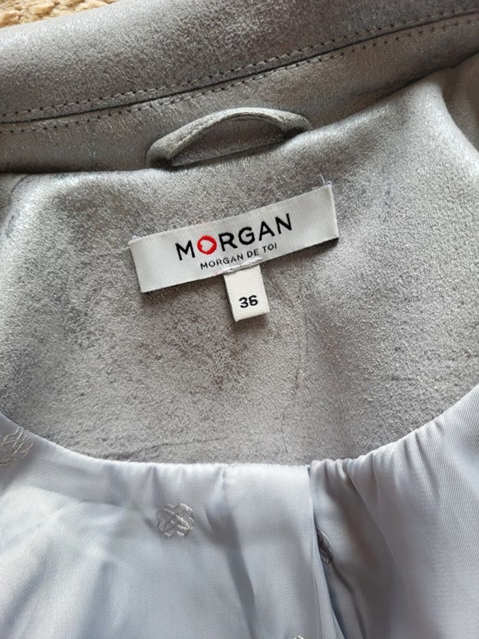 Perfecto argenté Morgan - Neuf - photo numéro 14