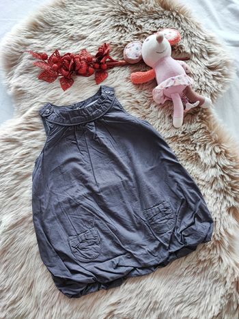 Robe boule grise Kiabi 9 mois