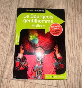 Livre « Le bourgeois gentilhomme »