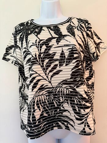 Haut blanc et noir Vero moda