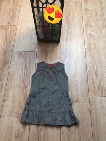 Robe kaki 18mois Tissaia