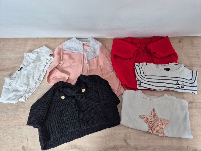 Lot veste/ pull fille 3 ans
