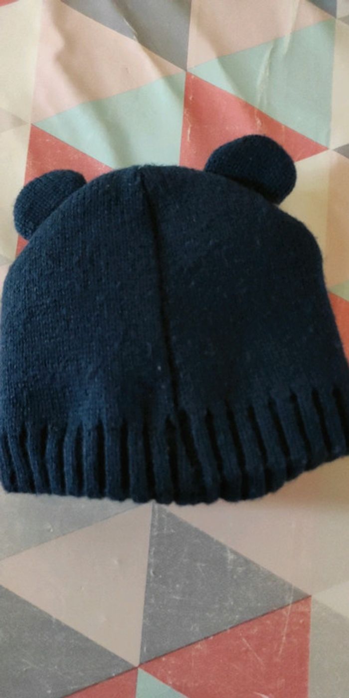 Bonnet chouette 0/3 mois - photo numéro 2