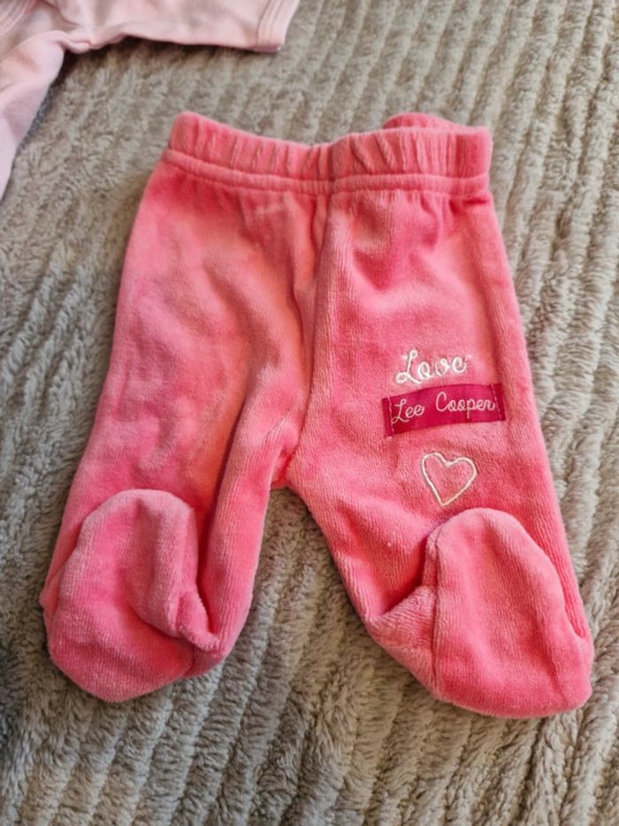 Ensemble body et pantalon velours fille naissance Lee Coopere - photo numéro 2