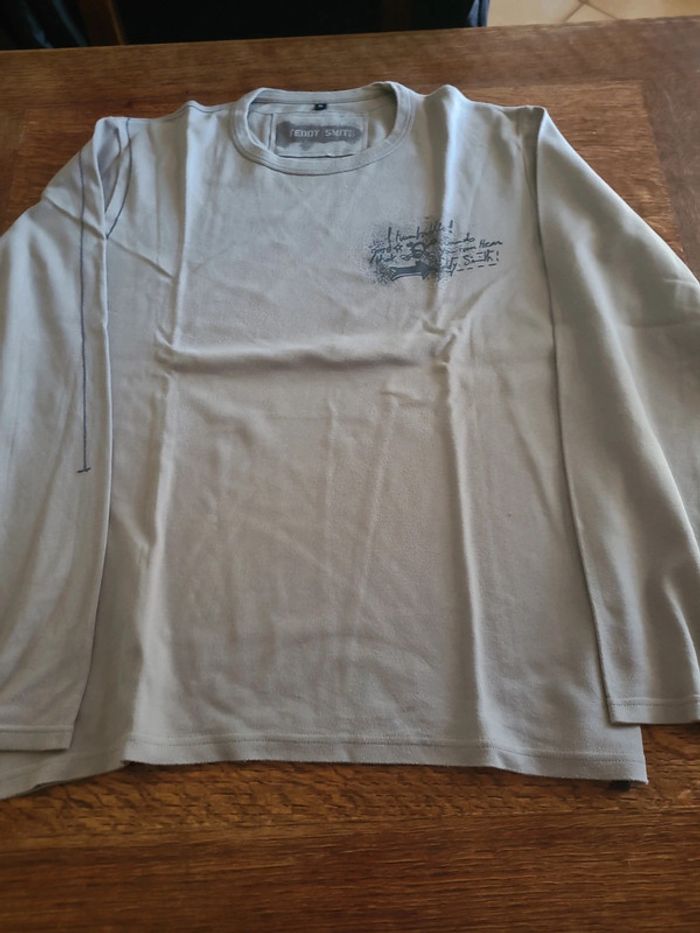 Tee shirt manche longue teddy Smith - photo numéro 3