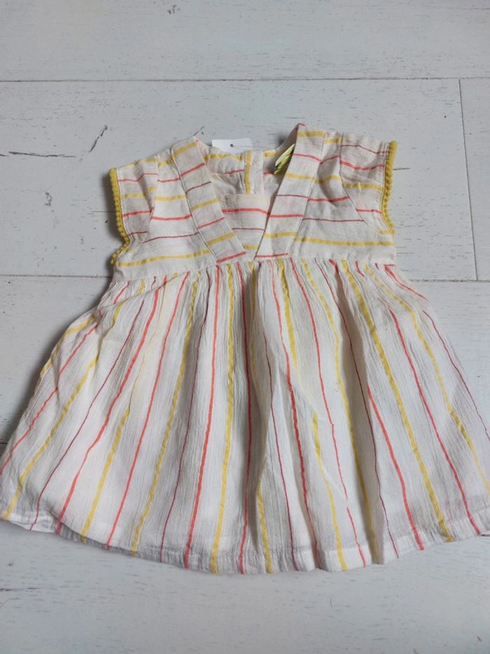 Robe à rayures Tape à l'œil Taille 6 mois