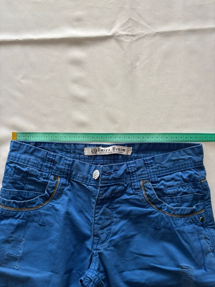 Bermuda bleu électrique - Amica Denim - L/40-W.30 - photo numéro 9