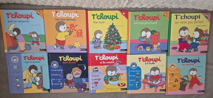 Lots de 10 livres t’choupi - photo numéro 2