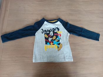 T-shirt Mickey manche longue 3 ans