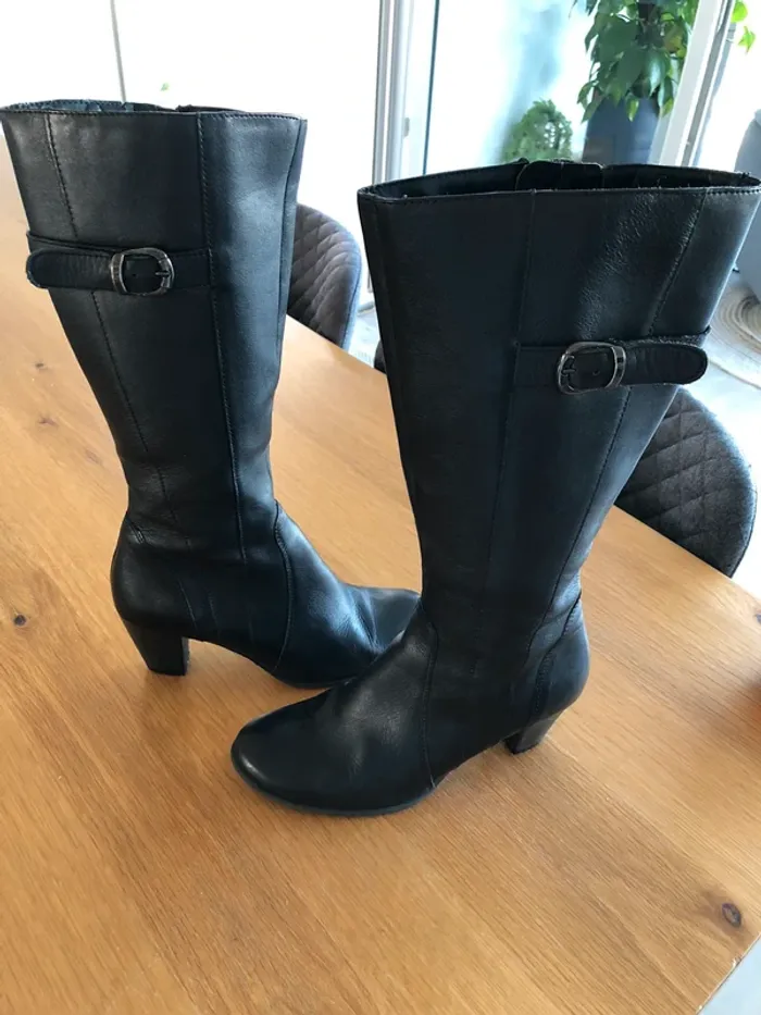 Bottes cuir femme - photo numéro 3