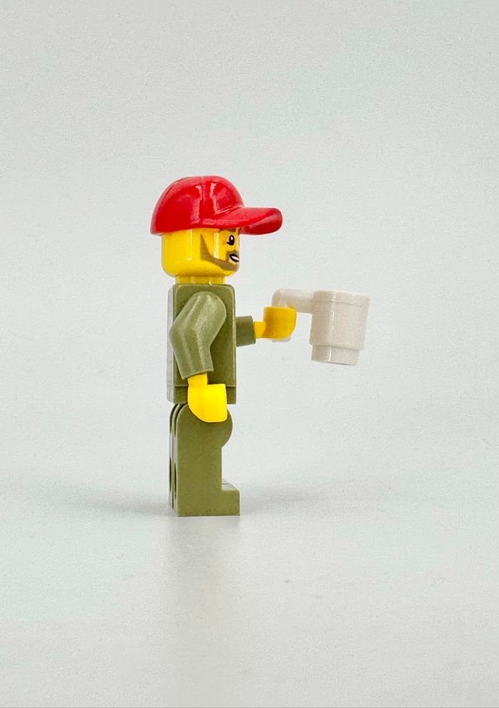 Lego Figurines City : Conducteur du Train Cargo 60198 - NEUF - photo numéro 4