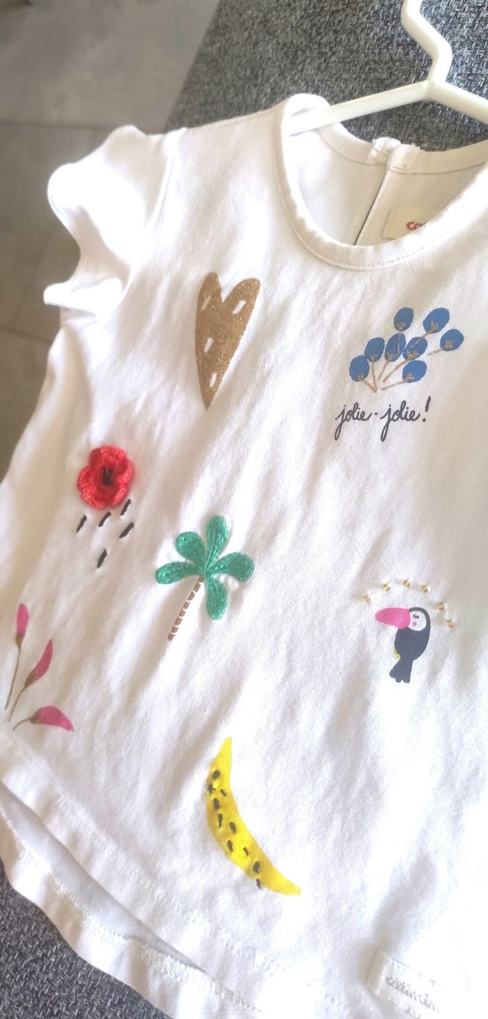 Tee Shirt Catimini 12/18 Mois