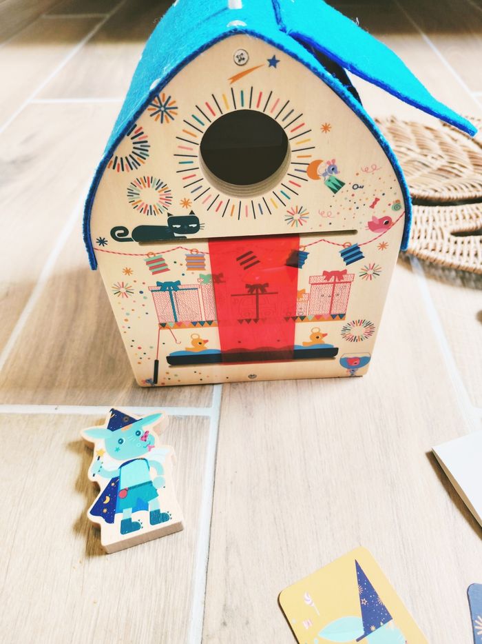 🪄Maison découvertes illusions d'optiques multi activités en bois marque Lilliputiens - photo numéro 6