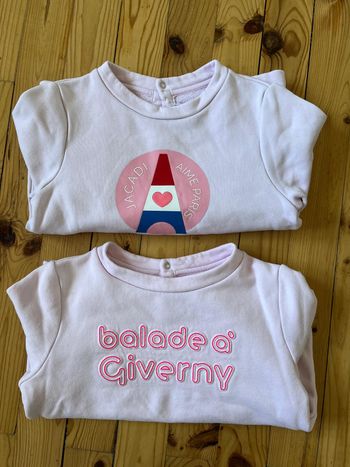 Sweats roses Jacadi 8 ans