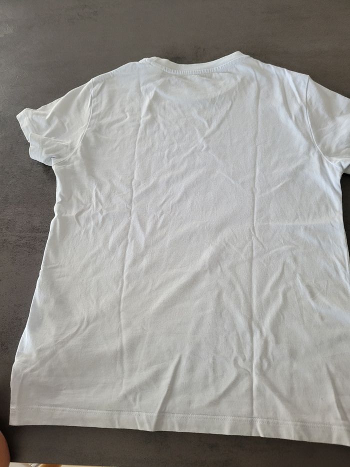 Tee shirt mixte 9 11 ans bleu ciel - photo numéro 5