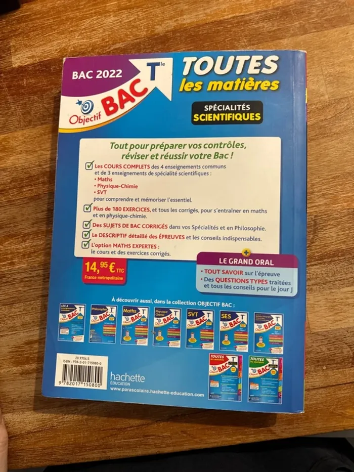 Livre toutes les matières, objectifs, bac, terminale - photo numéro 3