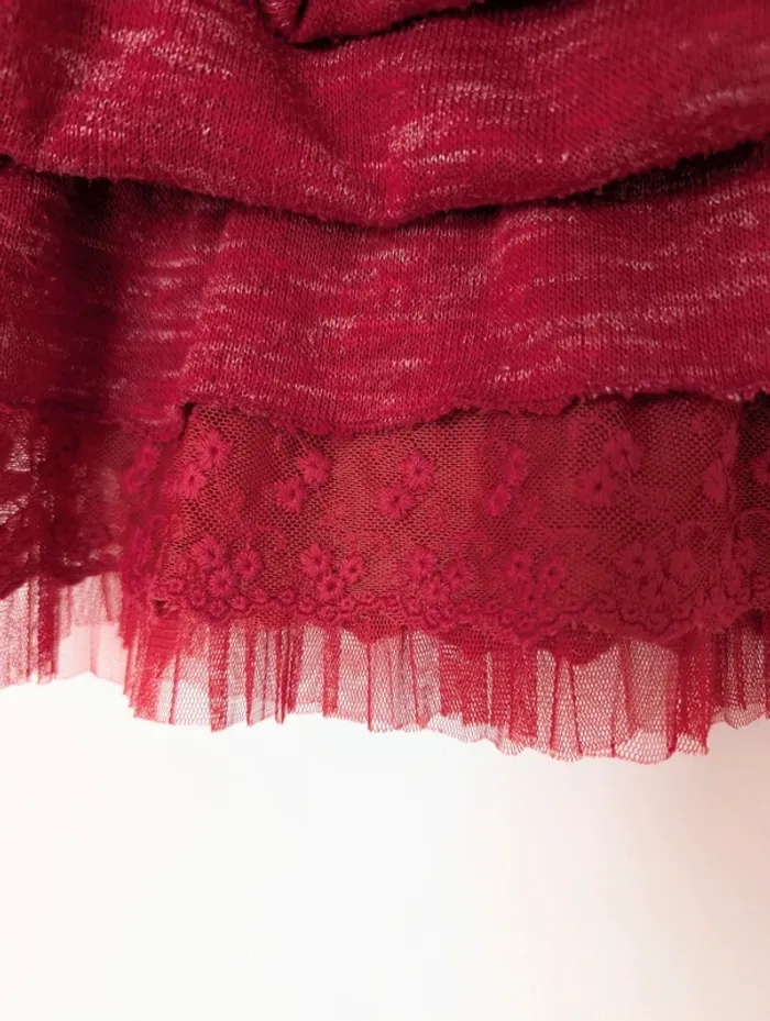 Robe rouge chiné - photo numéro 6