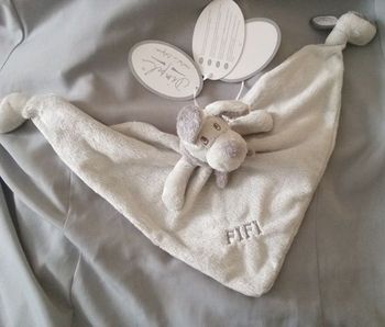 doudou peluche chien Fifi Dimpel neuf Dima Belgium dog plush grey gris knuffel 811304 23CC