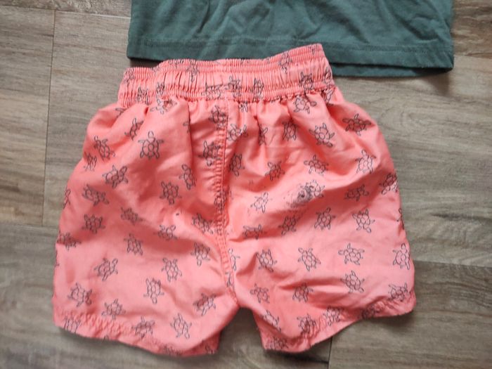 Ensemble été tee-shirt et short de bain 4 ans - photo numéro 5