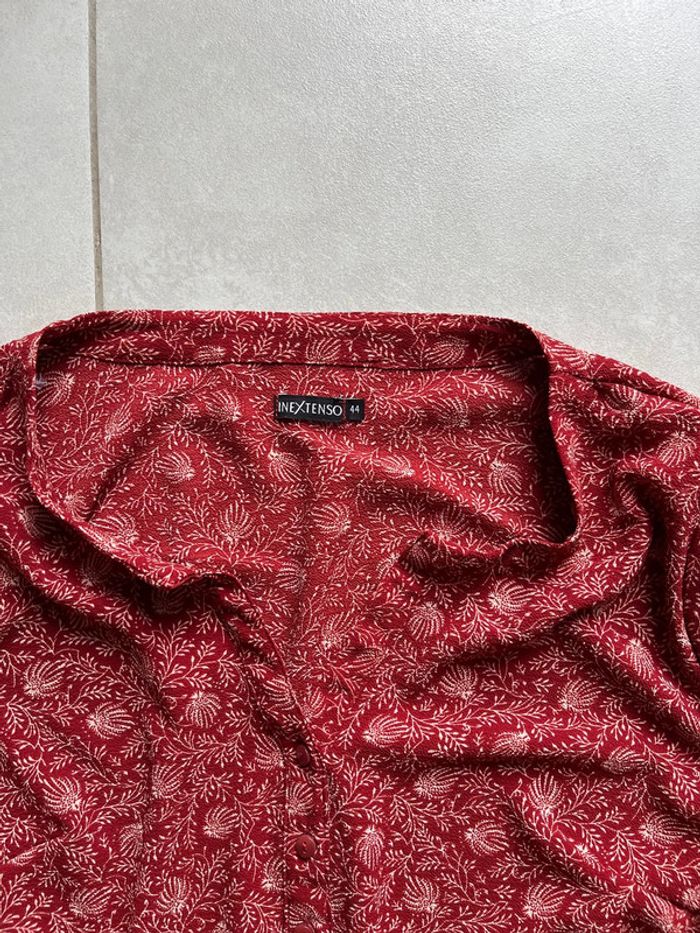 Robe tunique in extenso 44 rouge bordeaux - photo numéro 3