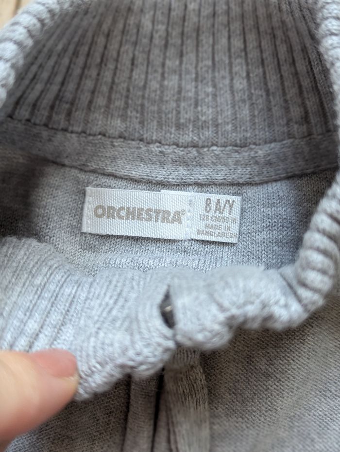 Gilet zippé gris Orchestra 8 ans - photo numéro 5