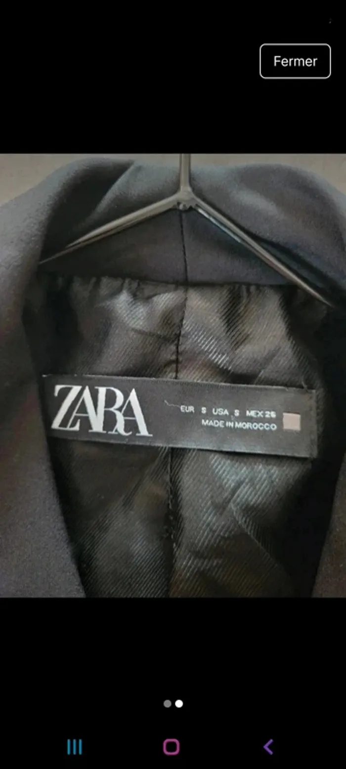 Blazer long noir - photo numéro 3
