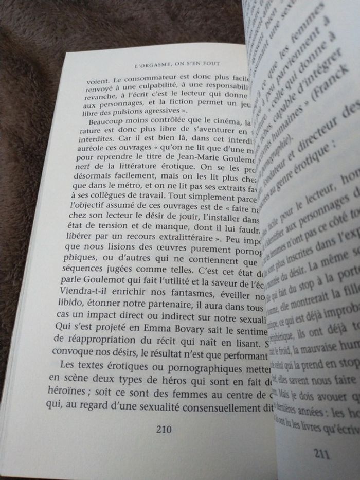 Livre de Sophie bramly l'orgasme on s'en fout - photo numéro 5