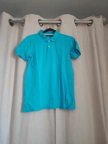 Polo polos turquoise 11/12 ans